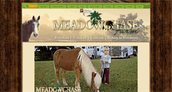 Desktop Screenshot of meadowchasefarm.com