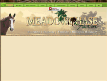 Tablet Screenshot of meadowchasefarm.com